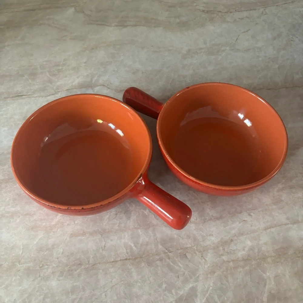 De Silva Terracotta Red Casserole Baking Serving Bowls  Made in Italy